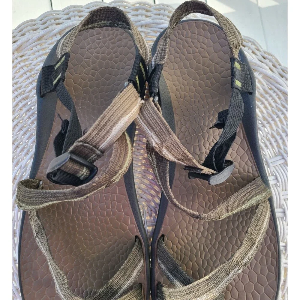 Chaco Men’s Sandals Olive Green Z/2 Classic Adjustable Strap Hiking Kayak M 14
